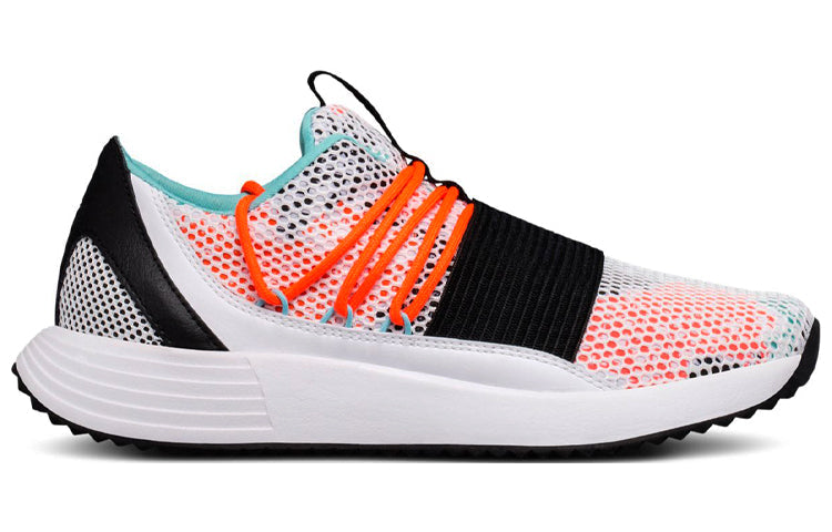 (WMNS) Under Armour Breathe Lace 'White Black Red' 3019973-100