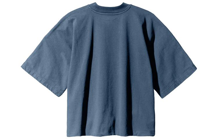 YEEZY Gap Logo No Seam T-Shirt 'Dark Blue' YEEZY-SS22-752