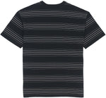 Men's Nike Brand logo Stripe Round Neck Short Sleeve Black T-Shirt DQ1117-010
