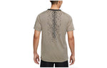 Nike Dri-FIT ADV Run Division Techknit Reflective Design Running Short Sleeve Olive Grey DQ4779-010