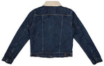 Levis Imitation Lamb Wool Denim Jacket Blue 36136-0013