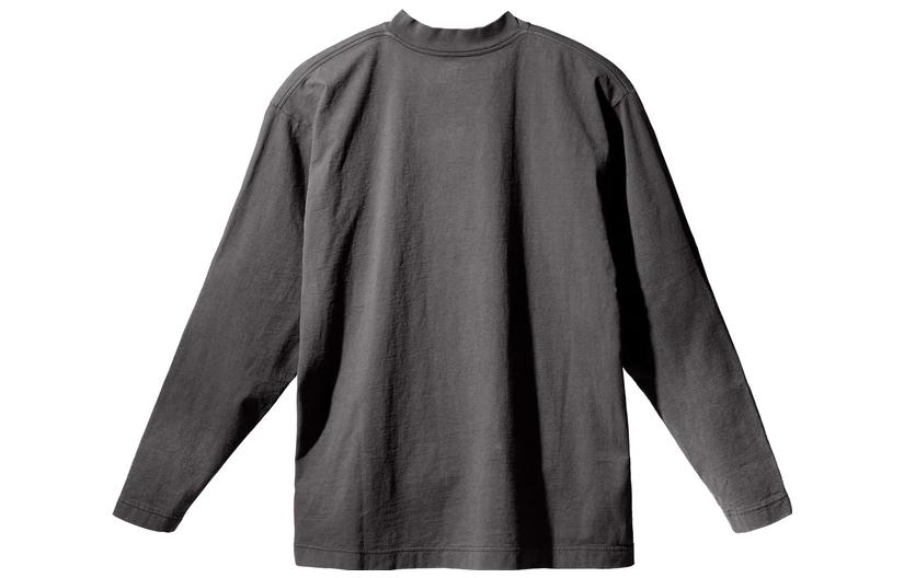 Yeezy Gap SS22 Logo Longsleeve Tee 'Dark Grey' YEEZY-SS22-088