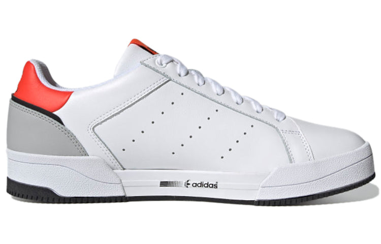 adidas originals Court Tourino 'Cloud White / Semi Solar Red / Grey' GZ9245