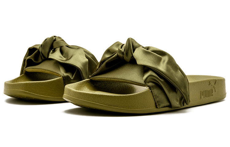 (WMNS) PUMA Fenty x Bow Slide 'Olive' 365774-01