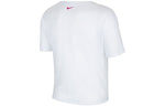 (WMNS) Nike Miler Printing Round-neck White CT6971-100