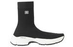 (WMNS) Balenciaga Speed 3.0 Sports Shoes Black/White 654466W2DN11090