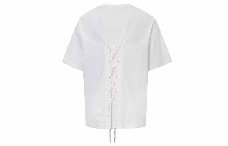 (WMNS) Converse Short-sleeved with back lace design 10020850-A01
