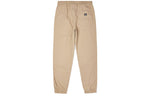 Men's Converse Solid Color Woven Casual Cargo Bundle Feet Long Pants/Trousers Khaki 10021639-A04