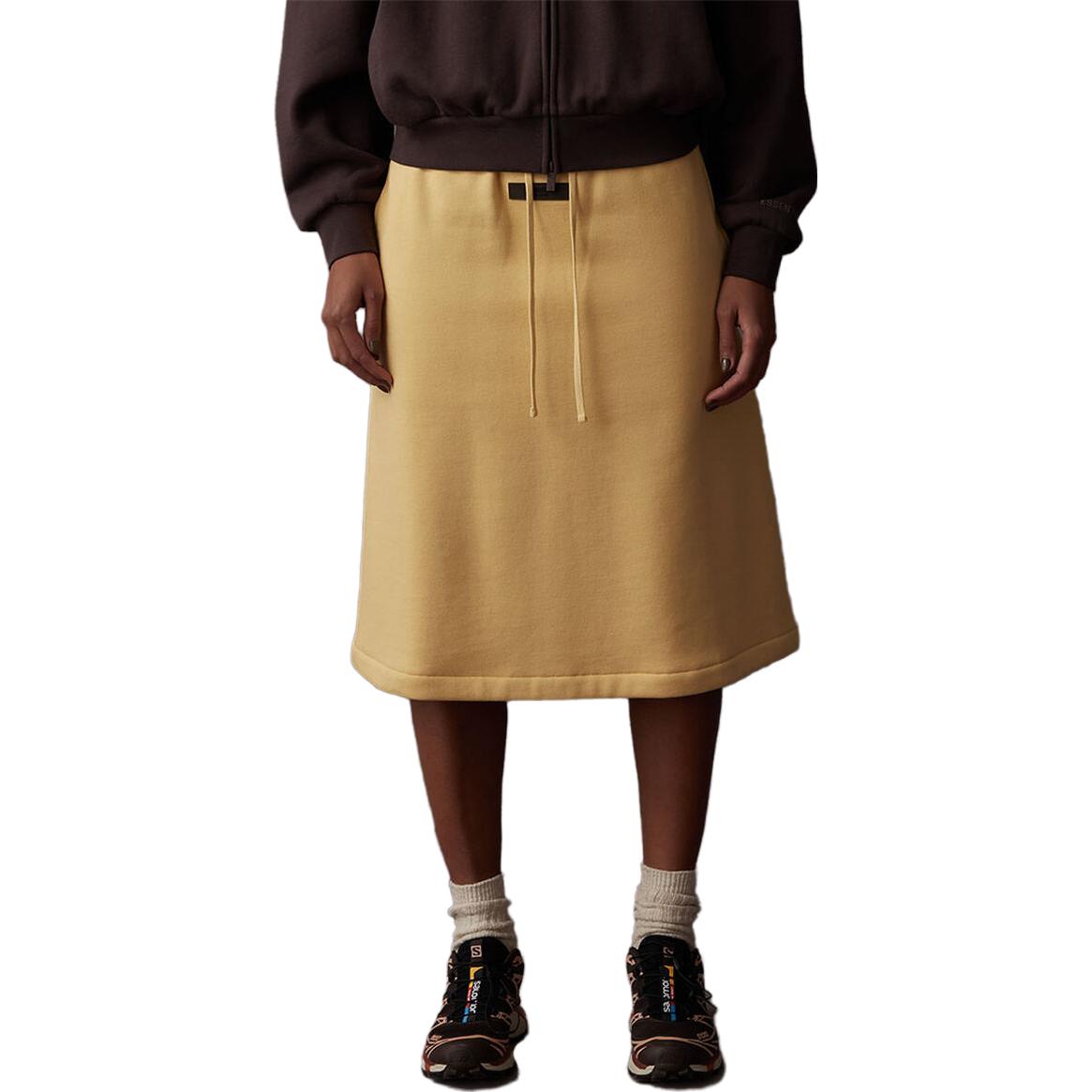 (WMNS) Fear of God Essentials SS23 Midi Skirt 'Light Tuscan' FOG-SS23-220
