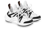 (WMNS) LOUIS VUITTON Archlight 1.0 Sneakers 'White Black with Hollow Monogram' 1AAM2W
