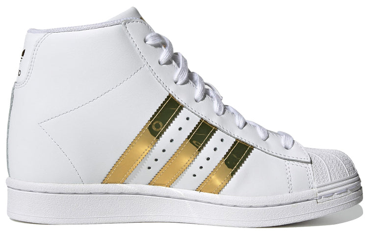 (WMNS) adidas Superstar Up 'White Gold Metallic' FW3905