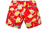 Supreme SS18 Nylon Water Short Flowers Casual Shorts Unisex Red SUP-SS18-10434