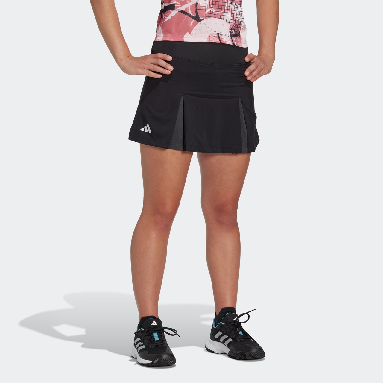 (WMNS) adidas Club Tennis Pleated Skirt Asia Sizing 'Black' HS1459