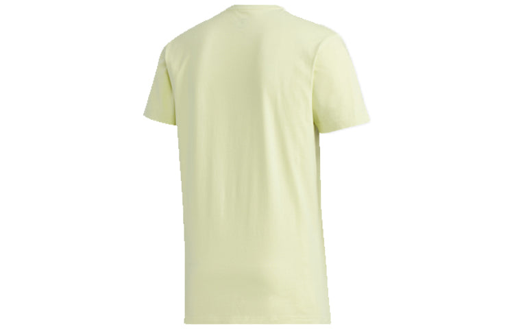 adidas neo Sports Round Neck Short Sleeve Yellow GJ9981