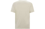 Men's Nike Embroidered Logo Breathable Micro Mark Solid Color Short Sleeve Beige T-Shirt AR4999-206