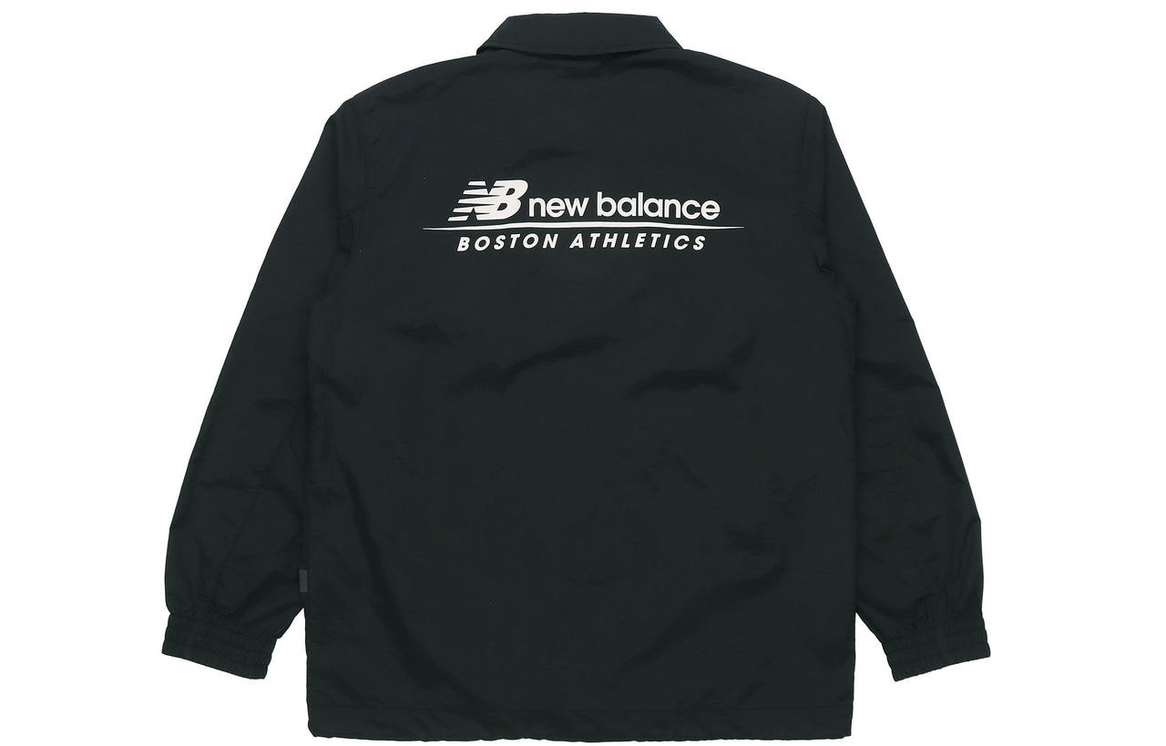 New Balance Casual Cargo Jacket Couple Style Black NAA24013-BK