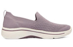 (WMNS) Skechers Go Walk Arch Fit Slip on 'Taupe Purple' 124418-MVE