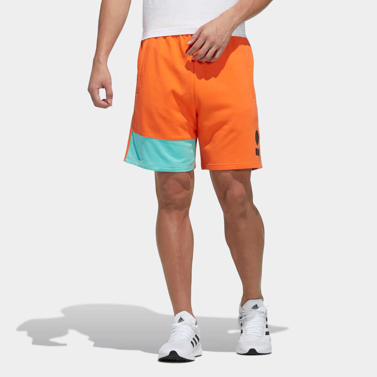 adidas Ub Sht Kn Sports Stylish Contrast Color Stitching Shorts Orange GP0829