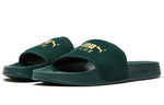 PUMA Leadcat Suede Green Unisex Slippers 365758-09