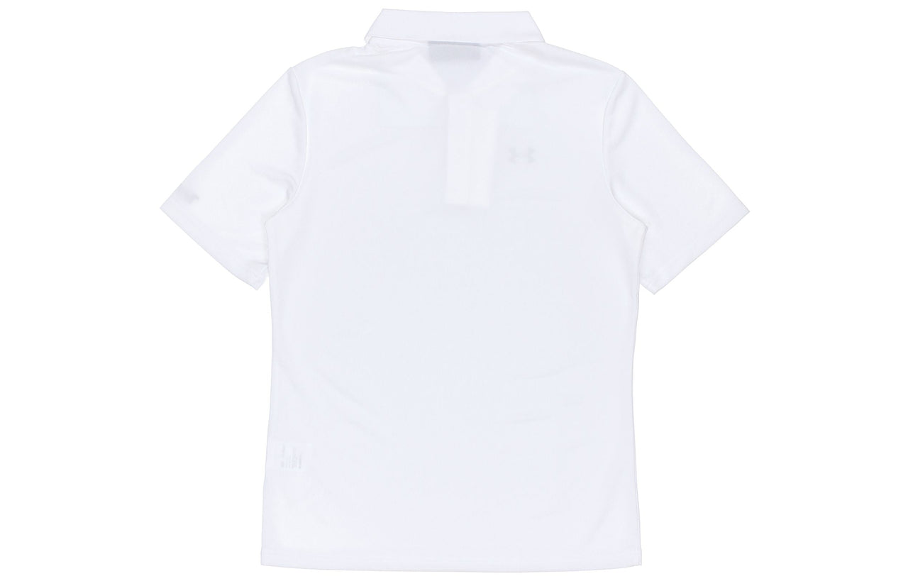 Under Armour Causual Sports Training Ventilate Polo Male 'White' 21500537-100