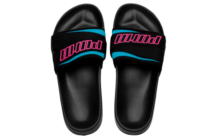 (WMNS) PUMA Leadcat Trailblazer Slide Black/Pink 369418-01