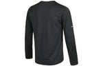 Men's Nike Reflective Logo Training Sports Running Long Sleeves Black T-Shirt DD4755-010