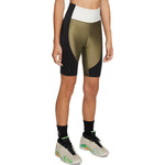 (WMNS) Air Jordan x Aleali May Crossover Tight Colorblock Gym Shorts Green DJ0626-222