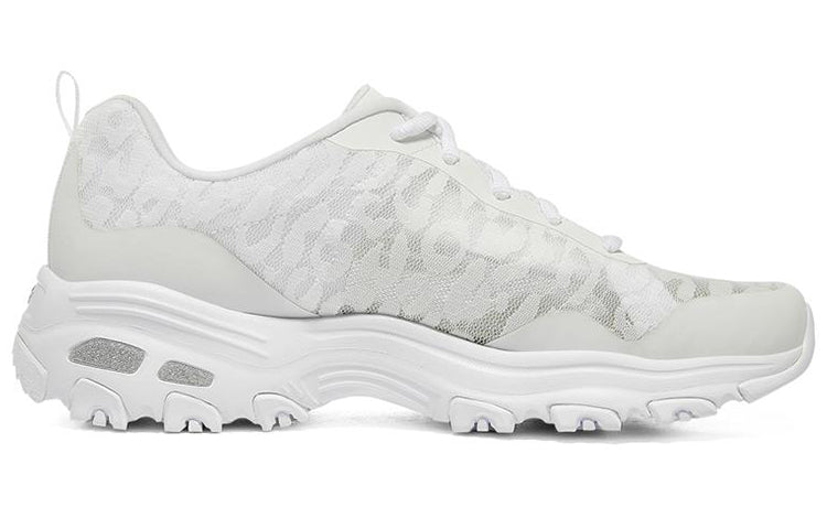 (WMNS) Skechers D Lites 1.0 Low-Top Sneakers 'Cream White' 896027-WHT