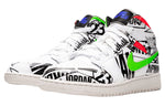 (GS) Air Jordan 1 Mid 'All Over Logos' 554725-143