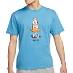 Nike front graphic logo printed T-shirt 'Blue' DJ1225-469
