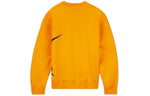 Nike Air x Kim Jones Crossover Logo Printing Fleece Round Neck US Edition Couple Style Orange DD0692-804