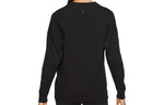 (WMNS) Nike Yoga Waffle V Neck Cozy Casual Pullover Wool Sweater Black CV9906-010
