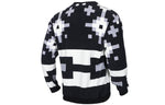 Nike SB Skateboard Icon Pattern Printed Sweater For Men Black/White BV0878-060