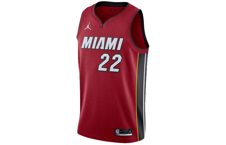 Men's Air Jordan Basketball Sports SW Fan Edition 20-21 Season Miami Heat Butler 2 No. 2 Jersey CV9483-611