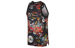 Men's Nike Street Graffiti Basketball Sports Vest 'Black Red' CK1182-018