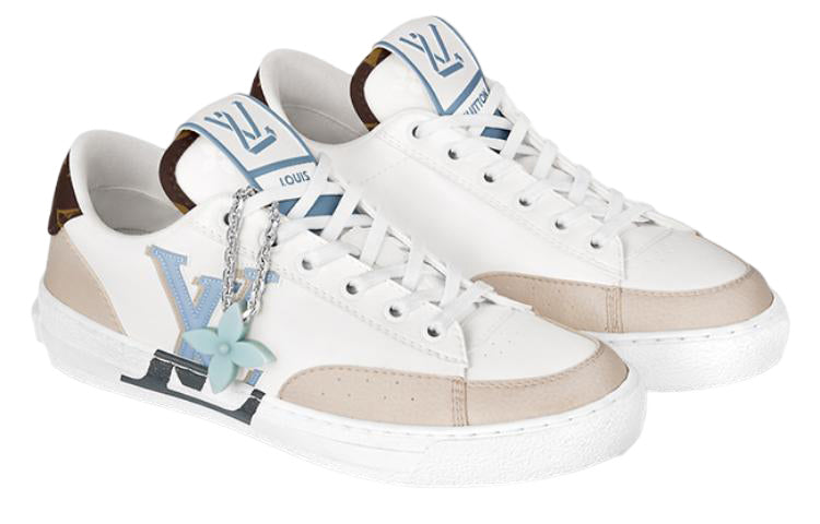 (WMNS) LOUIS VUITTON Charlie Sneakers 'Blue Beige' 1ABYV8