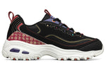 (WMNS) Skechers D lites Low-Top Running Shoes WM Black 66666348-BKMT