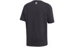 adidas originals Large Logo Printing Loose Running Sports Round Neck Short Sleeve Black GE6229