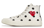 Converse x COMME des GARCONS PLAY Chuck 70 Hi 'White Polka Dot' 157251C