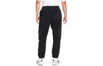 Men's Nike SB Solid Color Lacing Casual Skateboard Polar Fleece Sports Pants/Trousers/Joggers Black DA4196-010