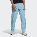 Men's adidas Denim Pants Side Solid Color Straight Casual Pants/Trousers Blue HC9499