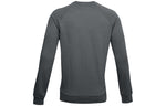 Men's Under Armour Rival Cotton Training Sports Round Neck Gray 1357104-012