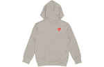 COMME des GARCONS PLAY x The North Face Crossover play together Series Logo hooded Drawstring Grey AE-T204-051-1