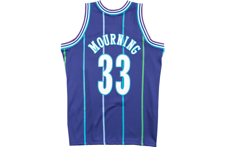 Mitchell & Ness NBA Swingman Jersey 'Charlotte Hornets - Alonzo Mourning 1994-95' SMJYAC18010-CHOPURPAMO94