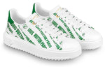 (WMNS) LOUIS VUITTON Time Out Sneakers 'White Green' 1A9D16