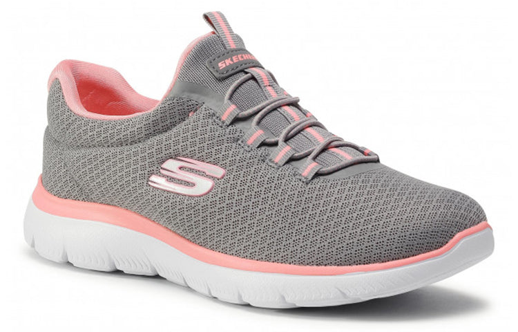 (WMNS) Skechers Summits 'Grey Pink' 12980-GYPK