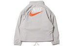 Men's Nike Sportswear Alphabet Logo Woven Jacket Light Mineral Gray DM5286-012