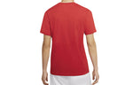 Air Jordan Legacy AJ11 Printing Pattern Short Sleeve Large Red CW0852-657