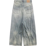 (WMNS) Balenciaga Low Crotch Pants 'Light Blue' 706652TJW952204