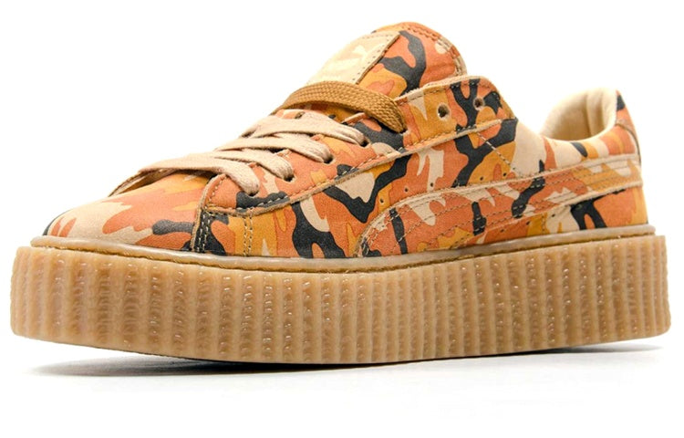 (WMNS) PUMA Fenty x Suede Creepers 'Orange Camo' 362341-01